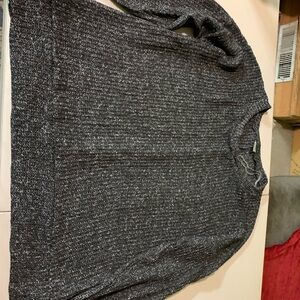 Sew In Love Charcoal Knit Top